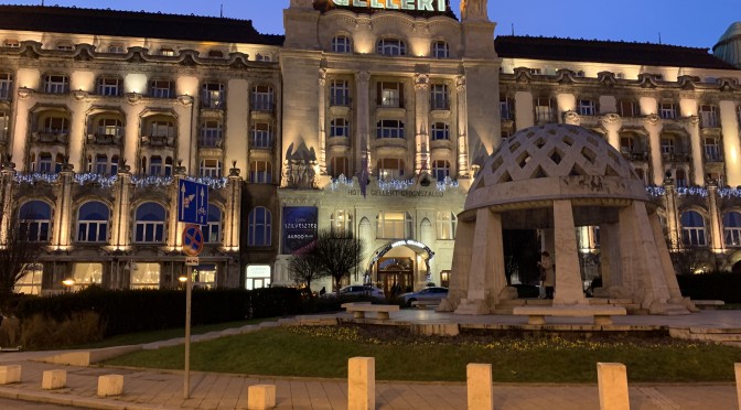 L’hôtel Gellert et ses bains : notre 2ème séjour à Budapest/décembre 2019
